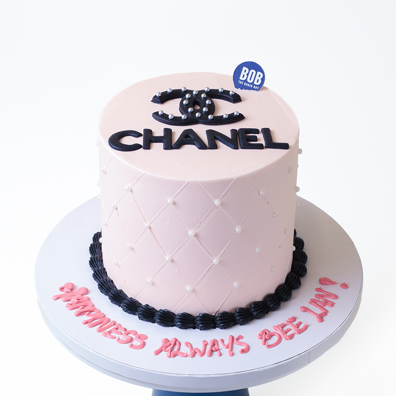 Chanel Inspired Birthday Cake