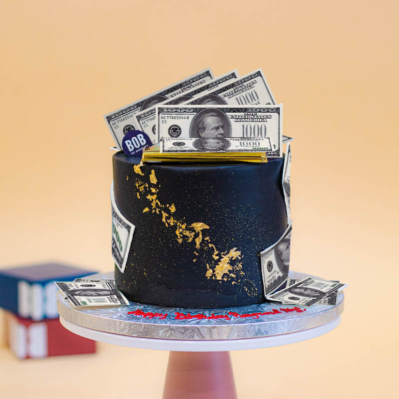 Businessman On Happy Birthday Cake Happy Stock Vector (Royalty Free)  278709545 | Shutterstock