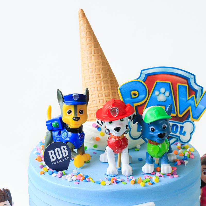 Paw Patrol Toys Birthday Cake in Blue