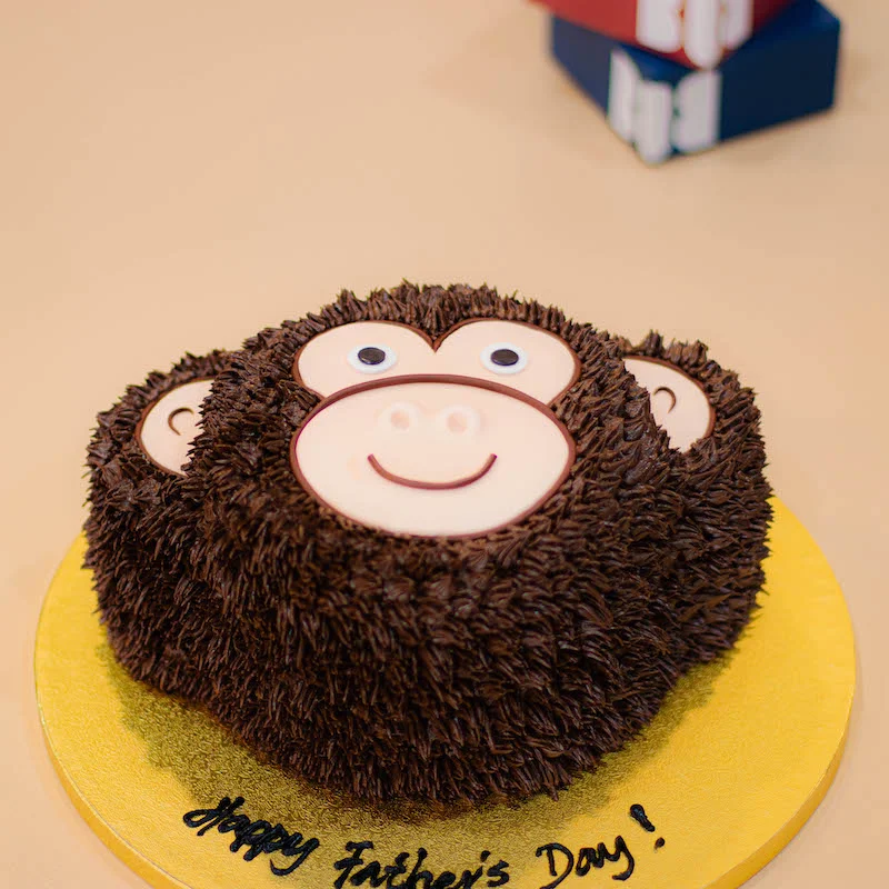 Monkey Banana Birthday Cake | Send & Buy Banana birthday cake online |