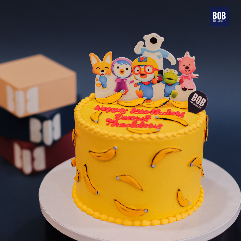 Pororo and Friends Birthday Cake