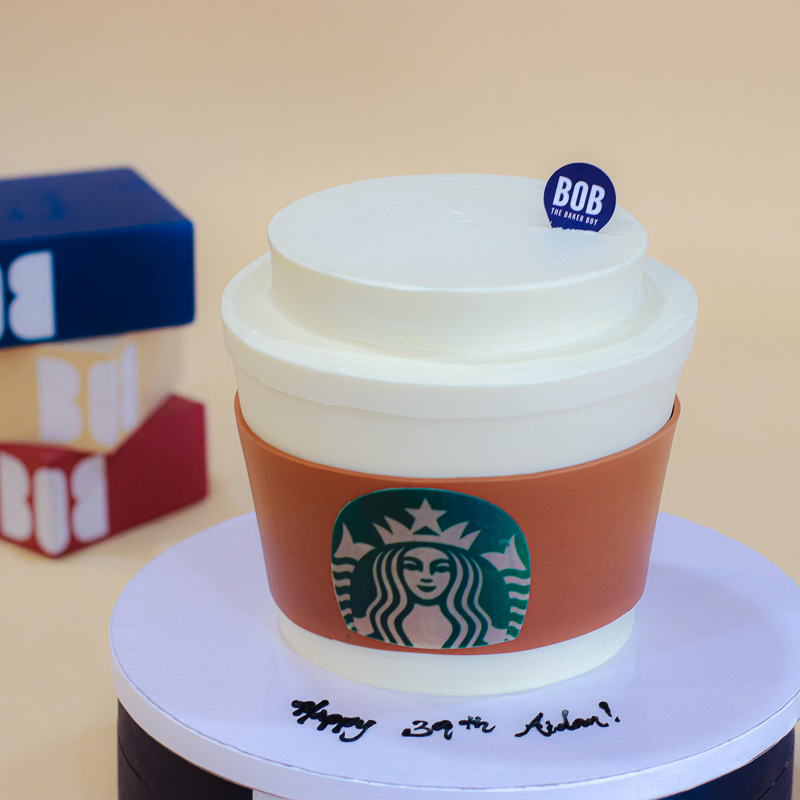 3D Starbucks Cup Cake