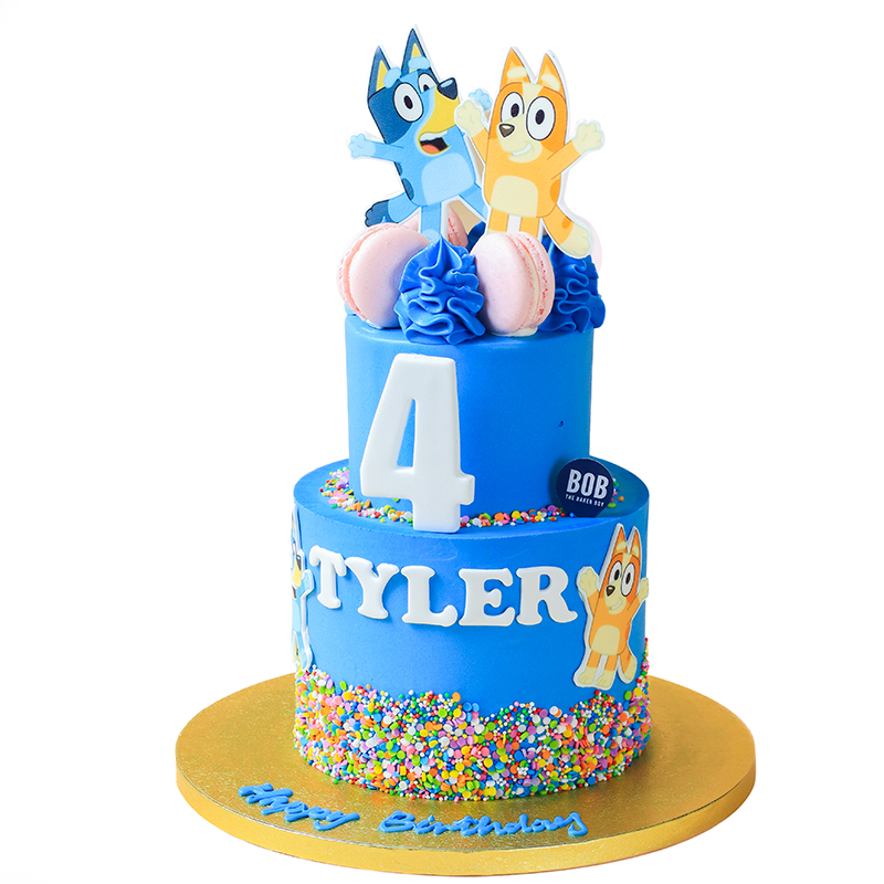 Bluey and Bingo Birthday Cake