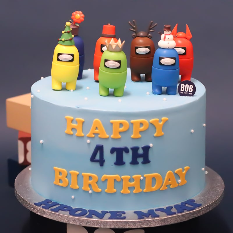 Among Us Birthday Cake