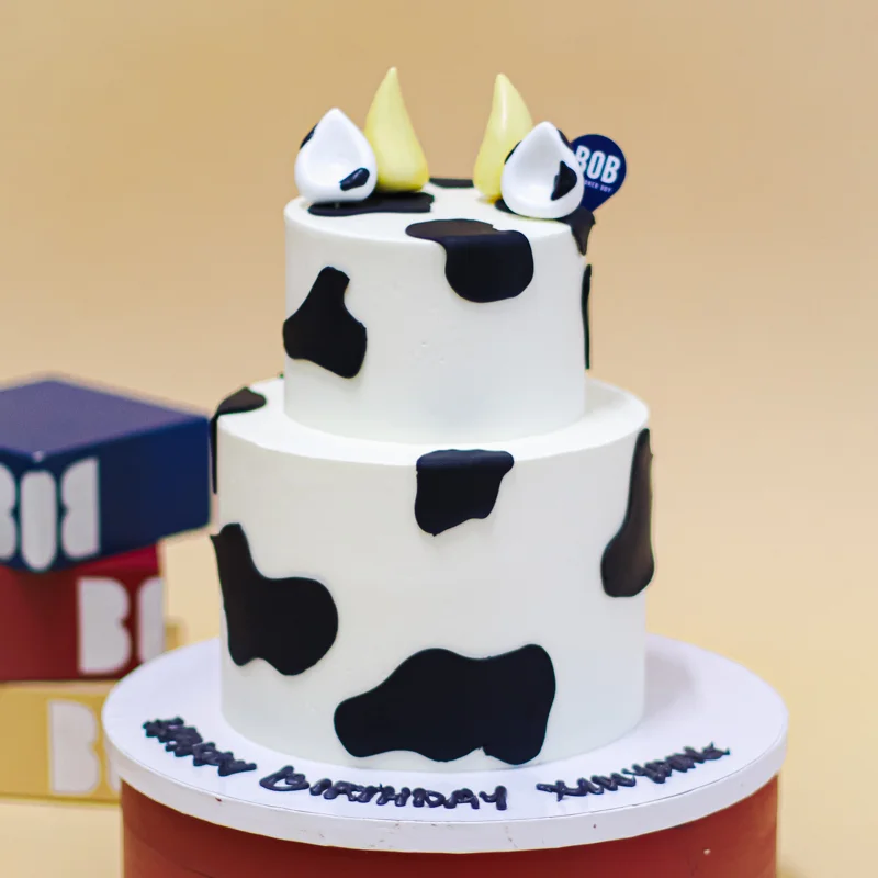 Holy Cow Cake with Horns