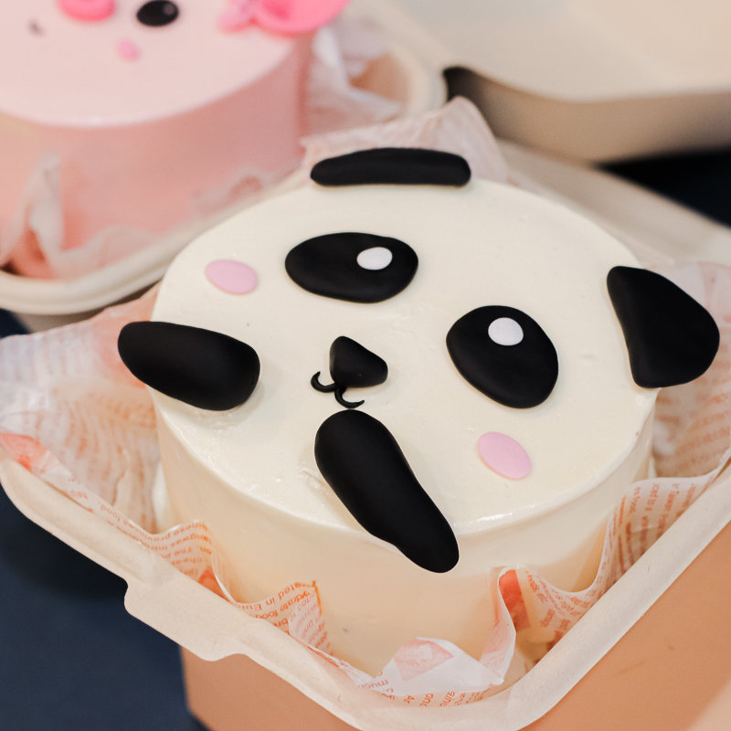 Cute Panda Cake (Korean Bento Cake)