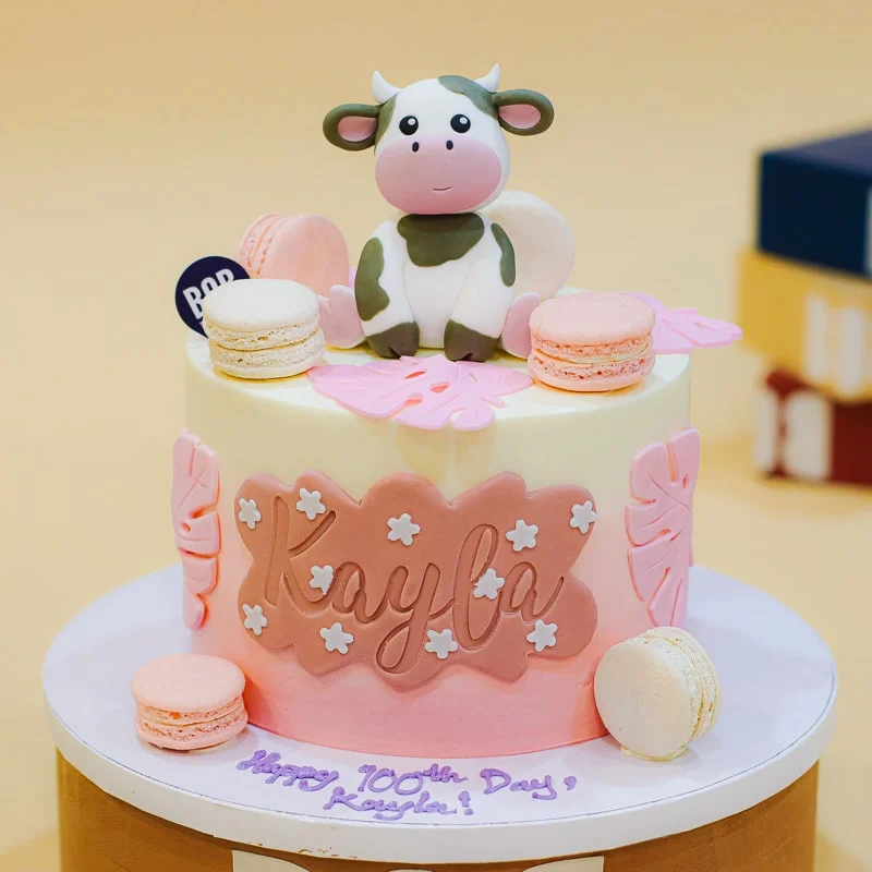 Moo Moo Cow Birthday Cake