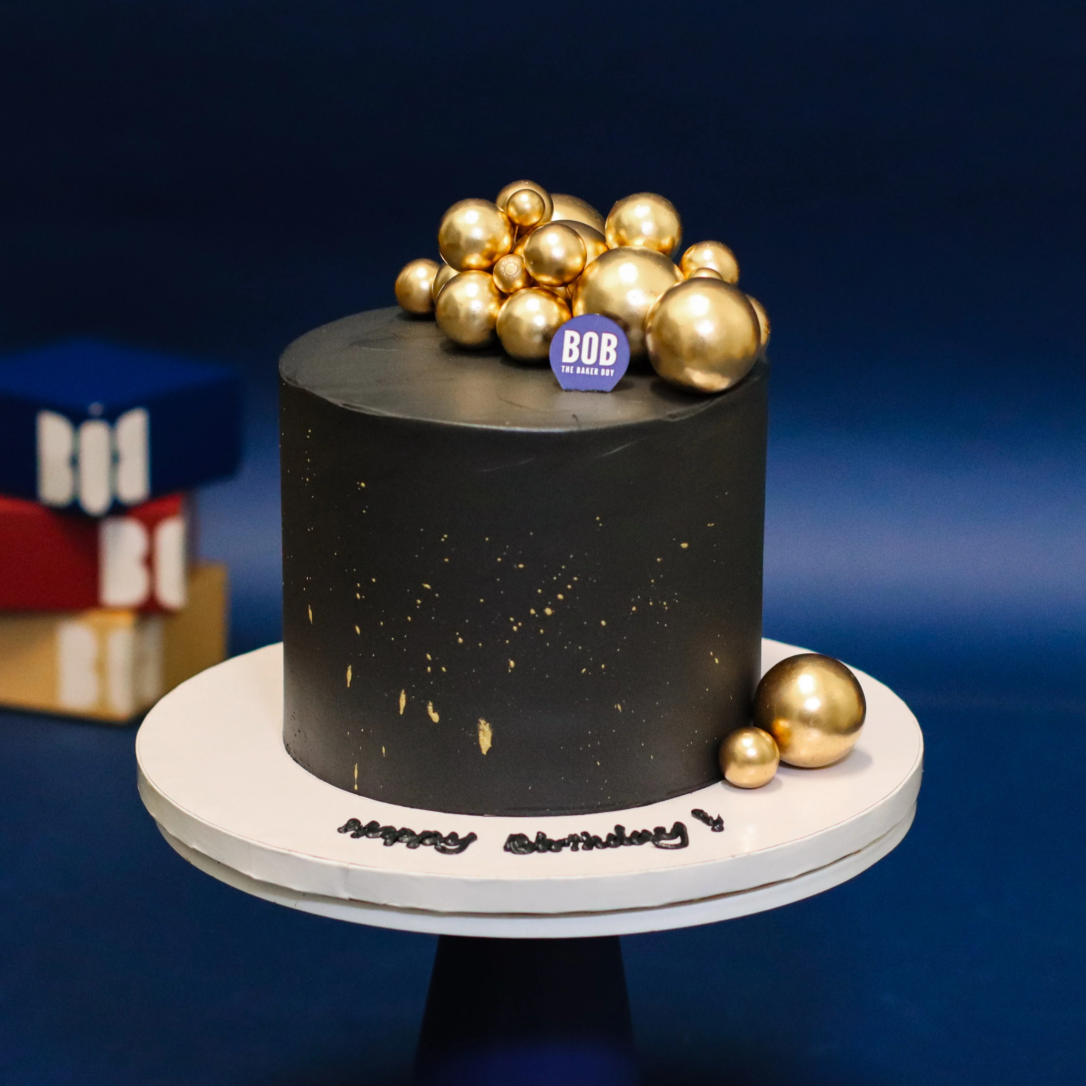 Black & Gold 30th Birthday Cakes - Cakey Goodness