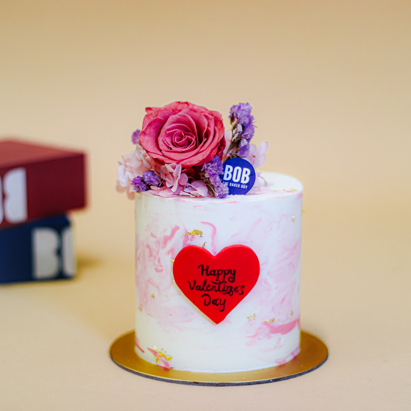 Love is in the Air Mini Valentines Cake