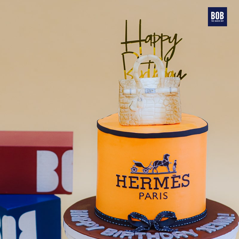 Hermes Bag Luxury Cake