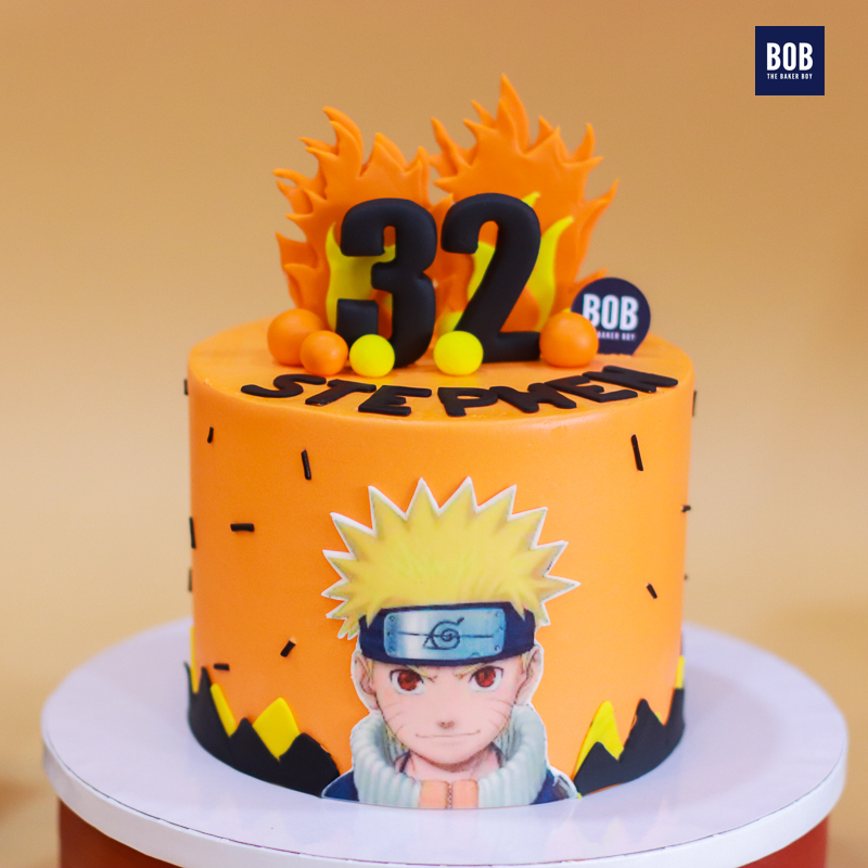 Naruto Inspired Birthday Cake
