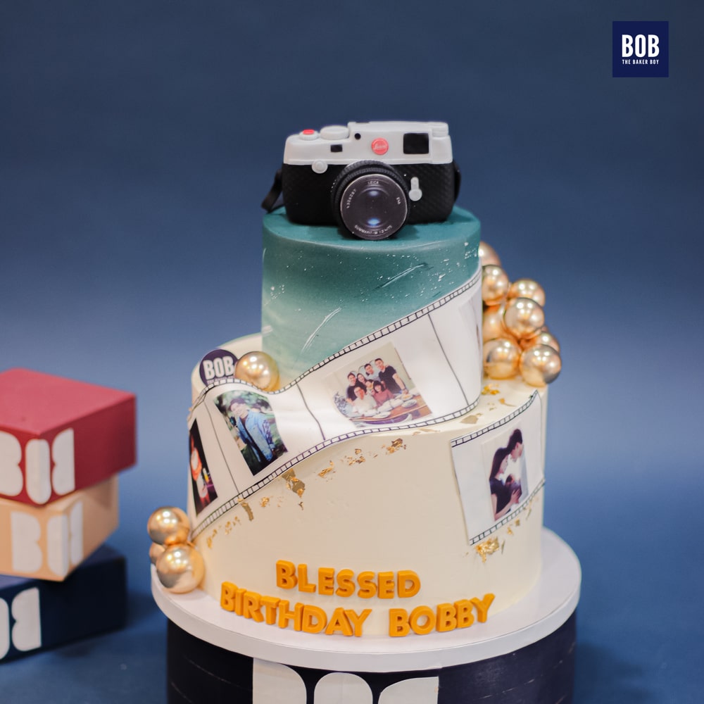 Hobbyist Camera Cake with Film