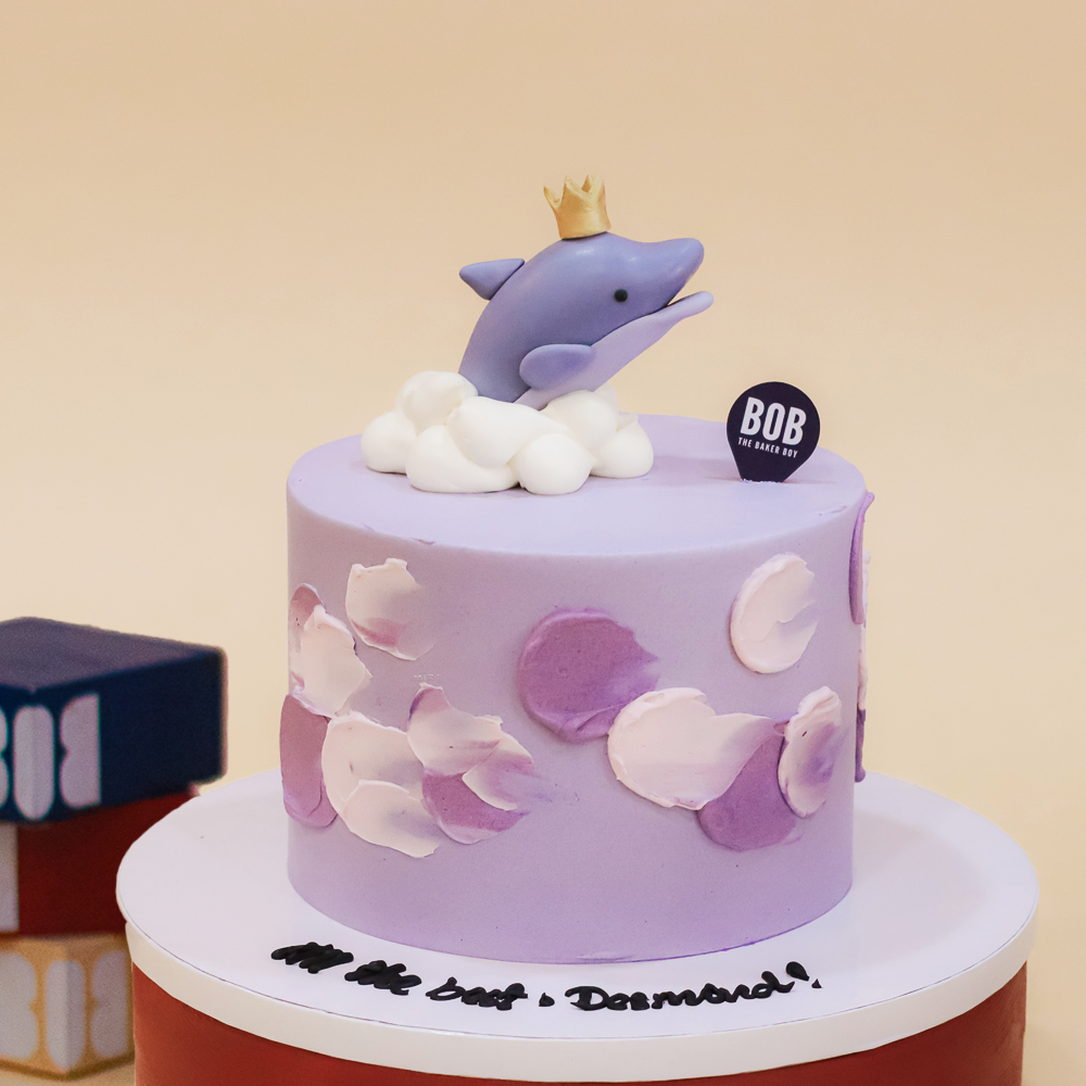Dolphin Cake with Waves – Smitha's Bake Love