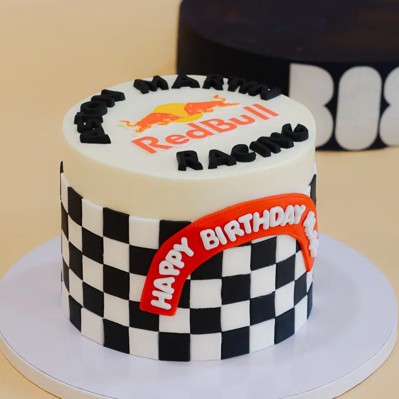 F1 Redbull Race Car Cake