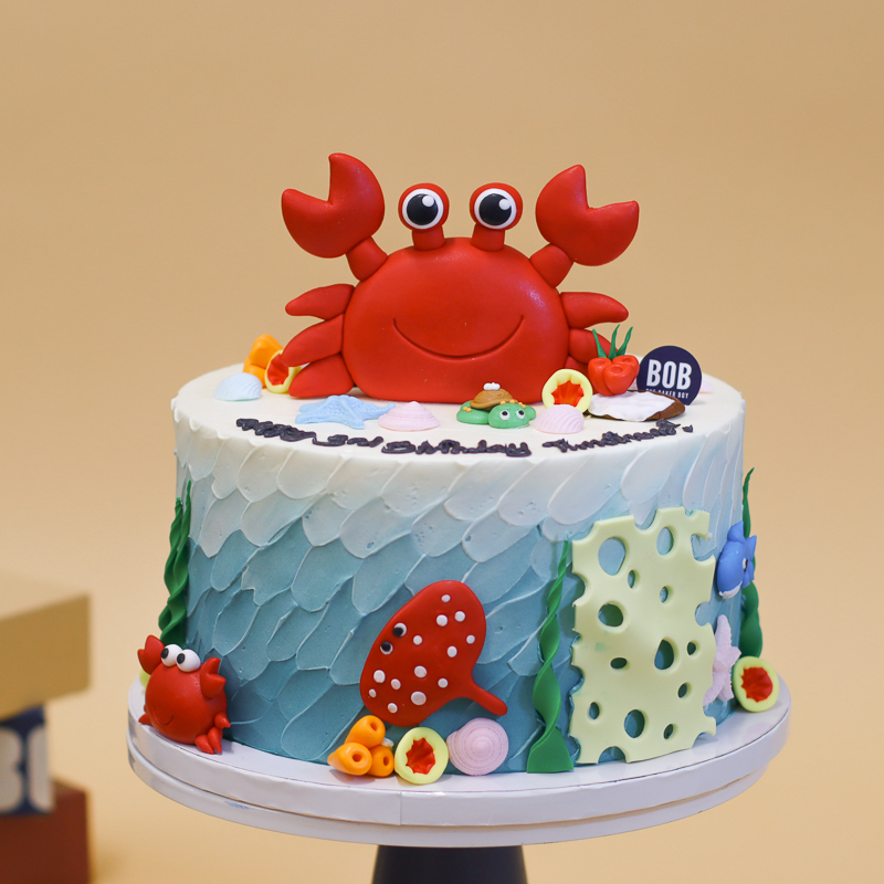 Cute Crabby Under the Sea Cake