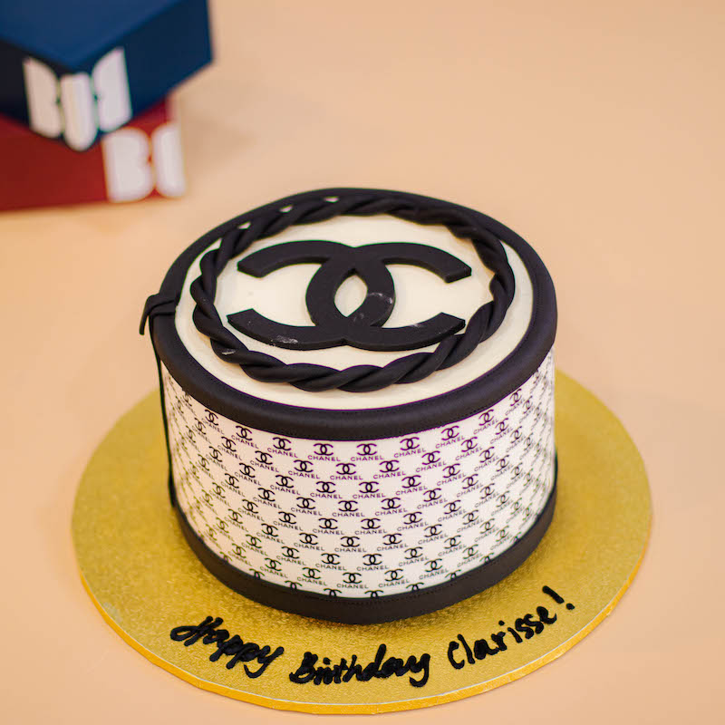 Chanel Cake with Logo