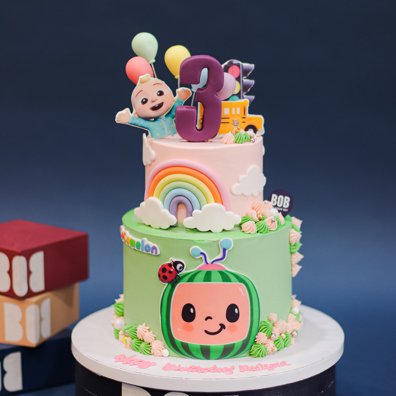 Cocomelon-themed Birthday Cake For Kids
