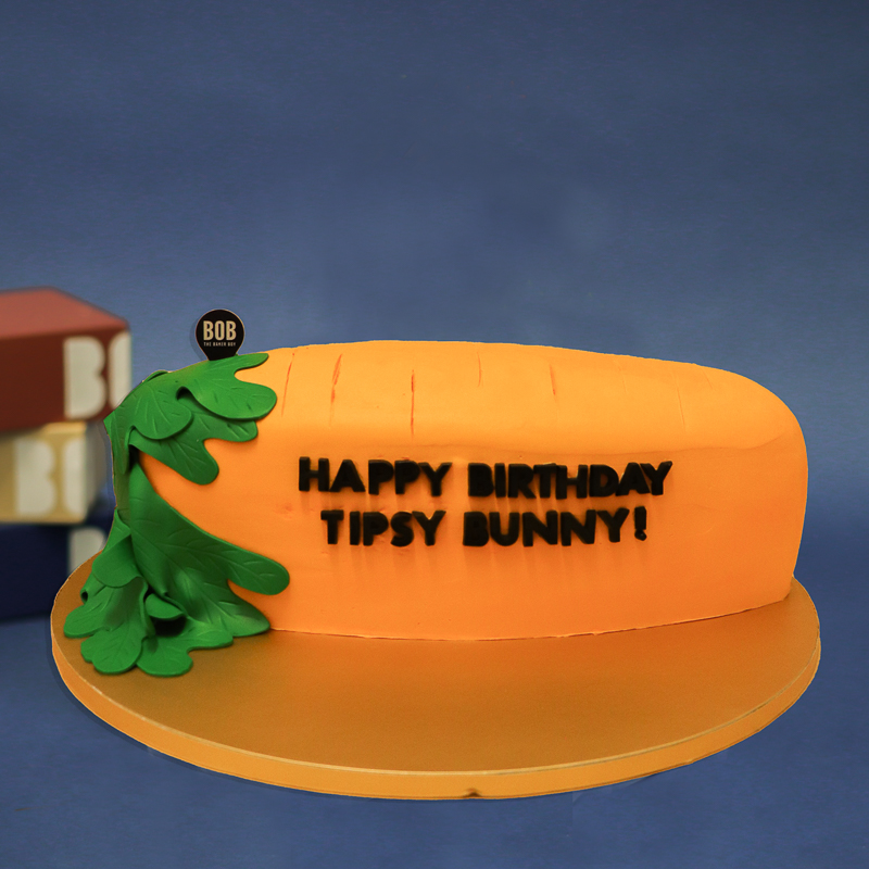 3D Carrot Birthday Cake