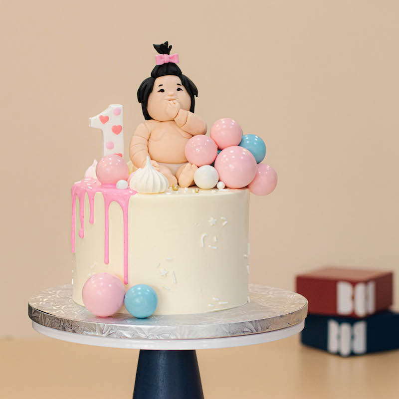 Chubby Birthday Cake for Girls