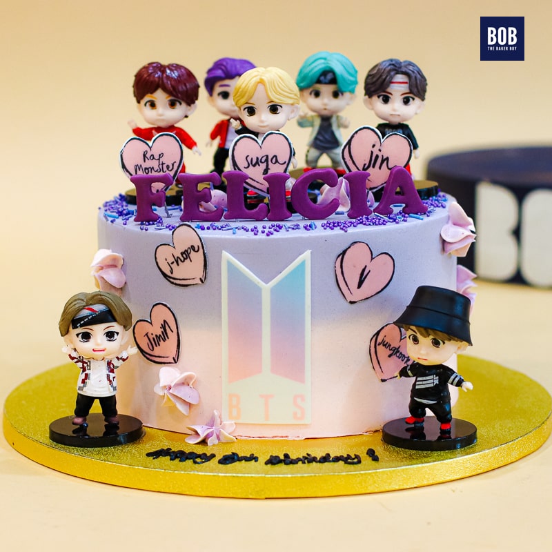 Korean Kpop BTS Cake