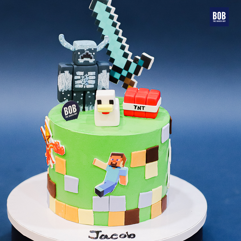 Minecraft Birthday Cake for Kids