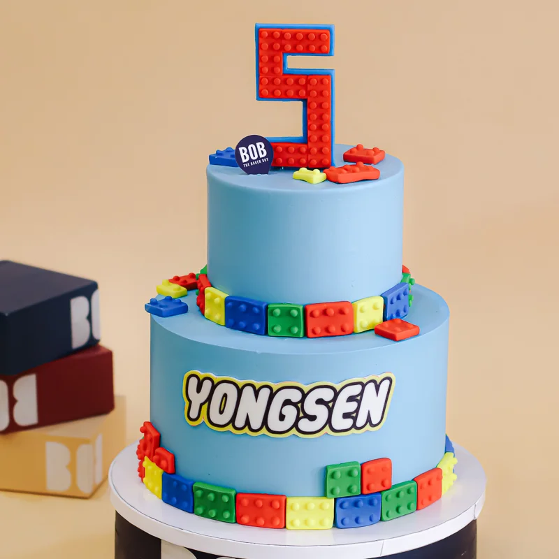 Buy Lego themed Cutie Fondant Cake-Lego themed Cutie Cake