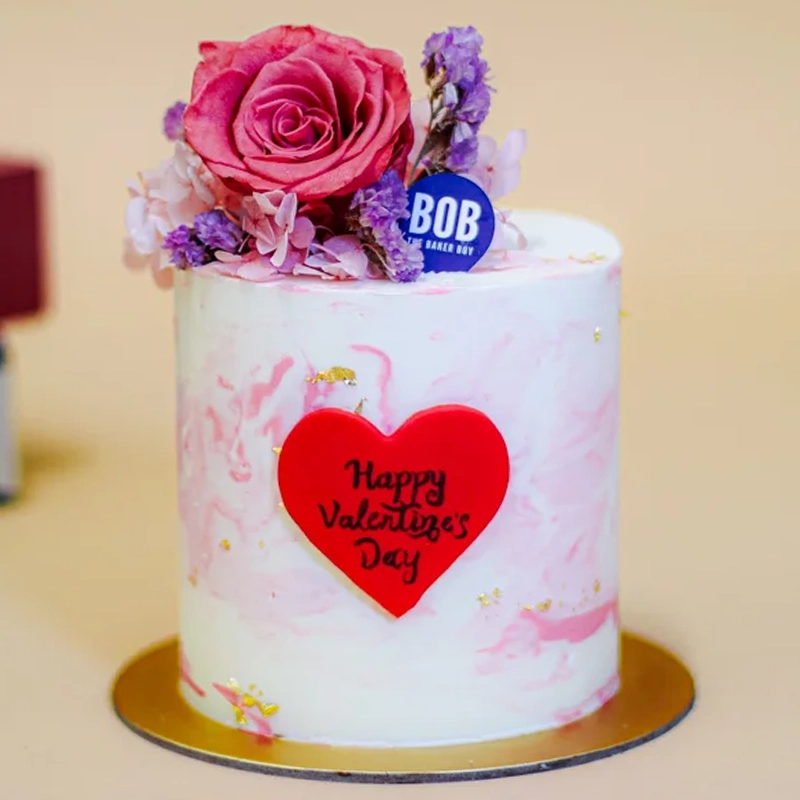 Love is in the Air Mini Valentines Cake
