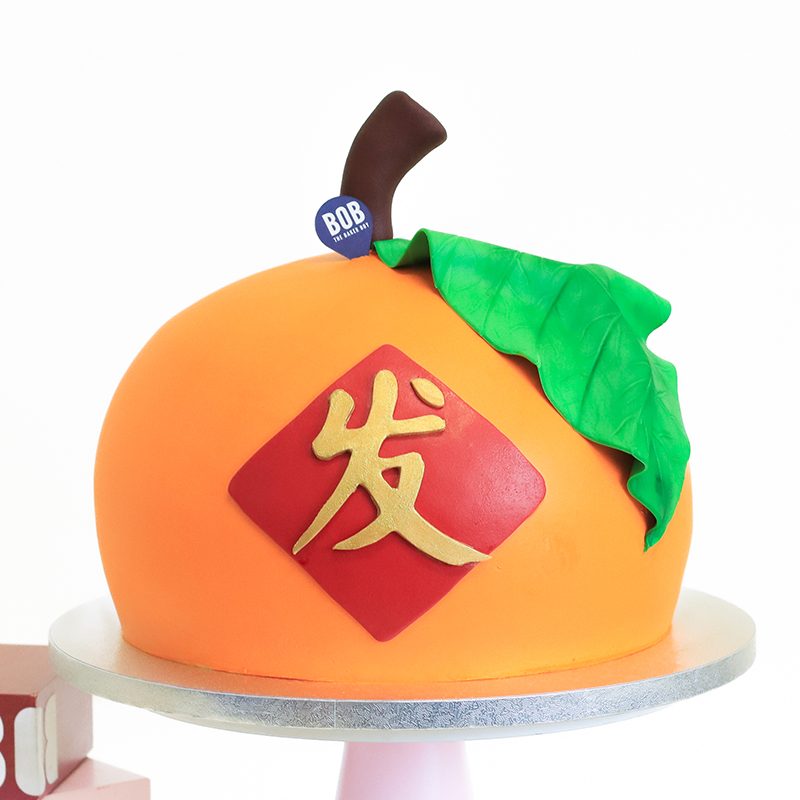 3D Mandarin Orange Huat Cake