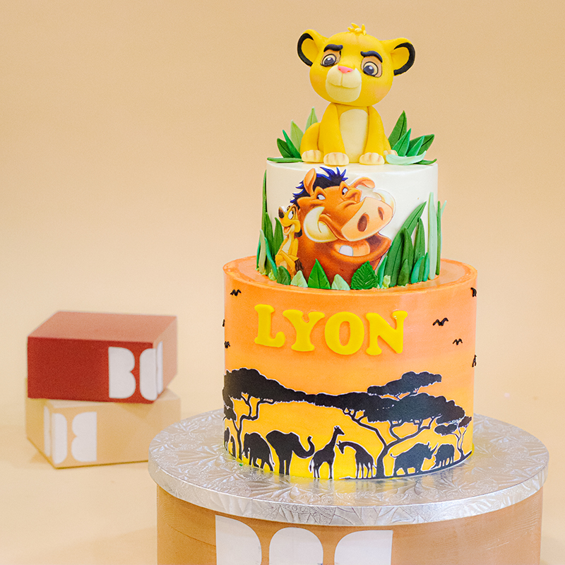 Lion King Baby Lion Simba Cake