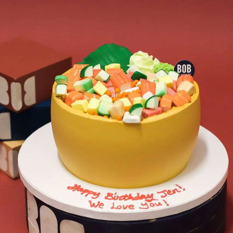 Chirashi Don Birthday Cake
