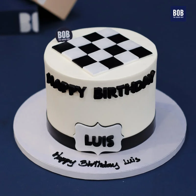 English Chess Birthday Cake
