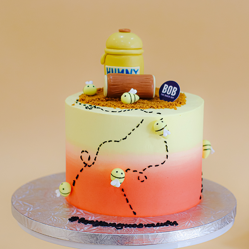 Honey and Bees Birthday Cake