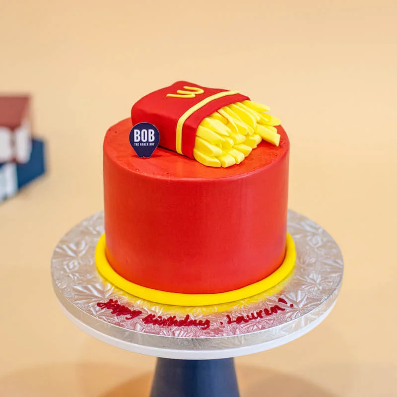 Fast Food and Fries Lover Cake