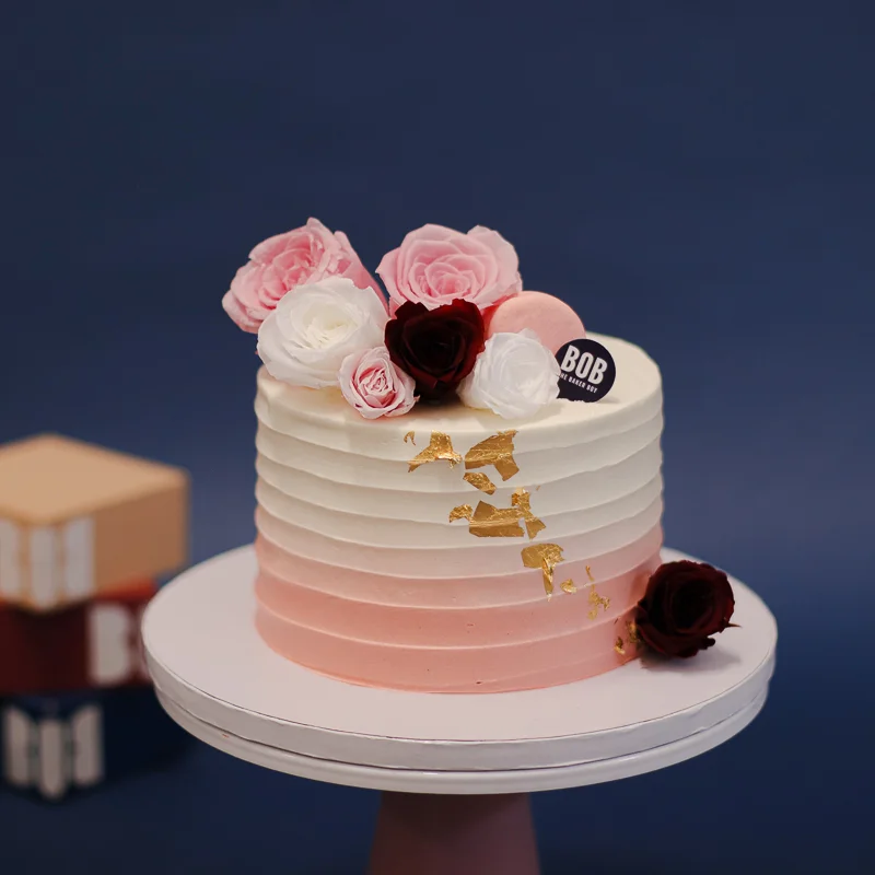 Bar Fondant 30th Birthday Cake with Edible Images Around - CS0275 – Circo's  Pastry Shop